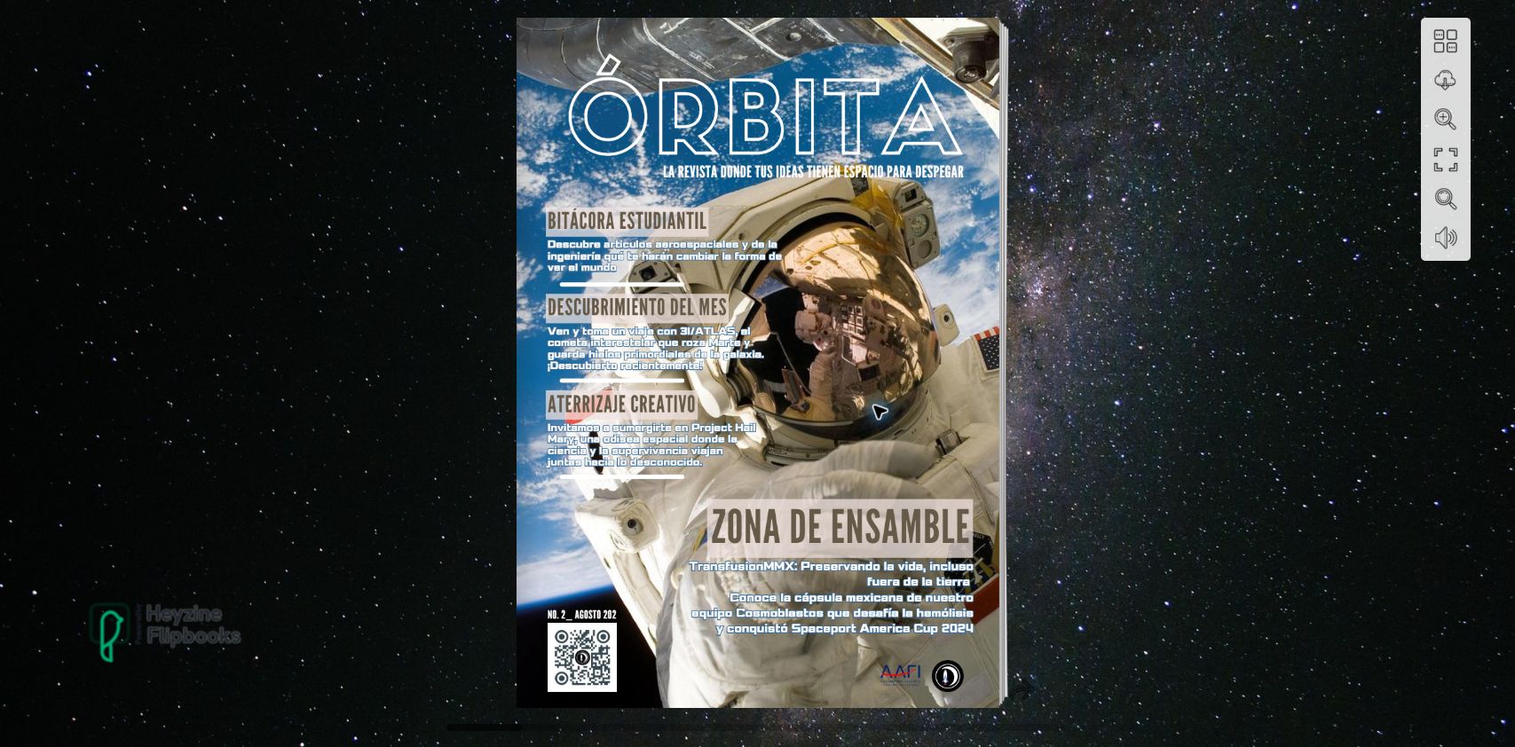 Portada de Órbita 02, Agosto de 2025