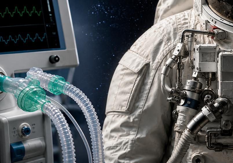 Traje espacial extravehicular (EVA) / Sistema de soporte vital del EMU
