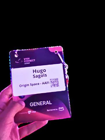 Punto de bienvenida para los asistentes del evento.